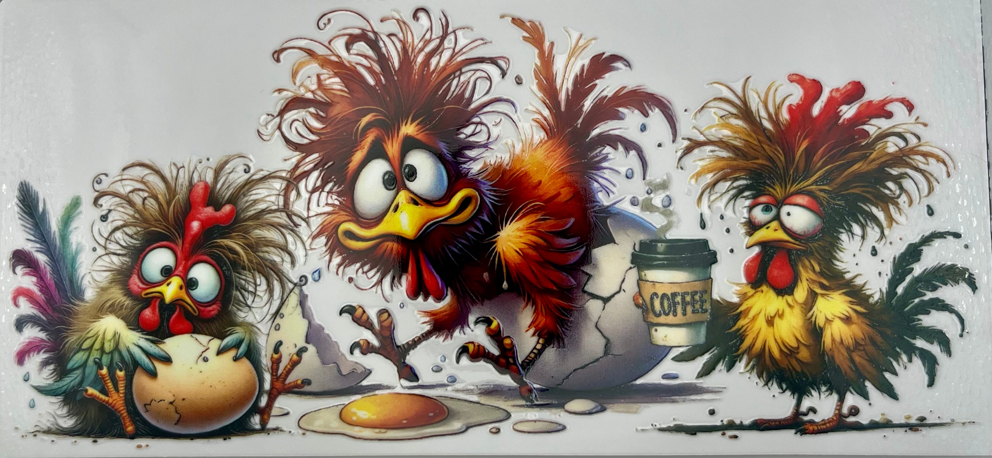 Frazzled chickens