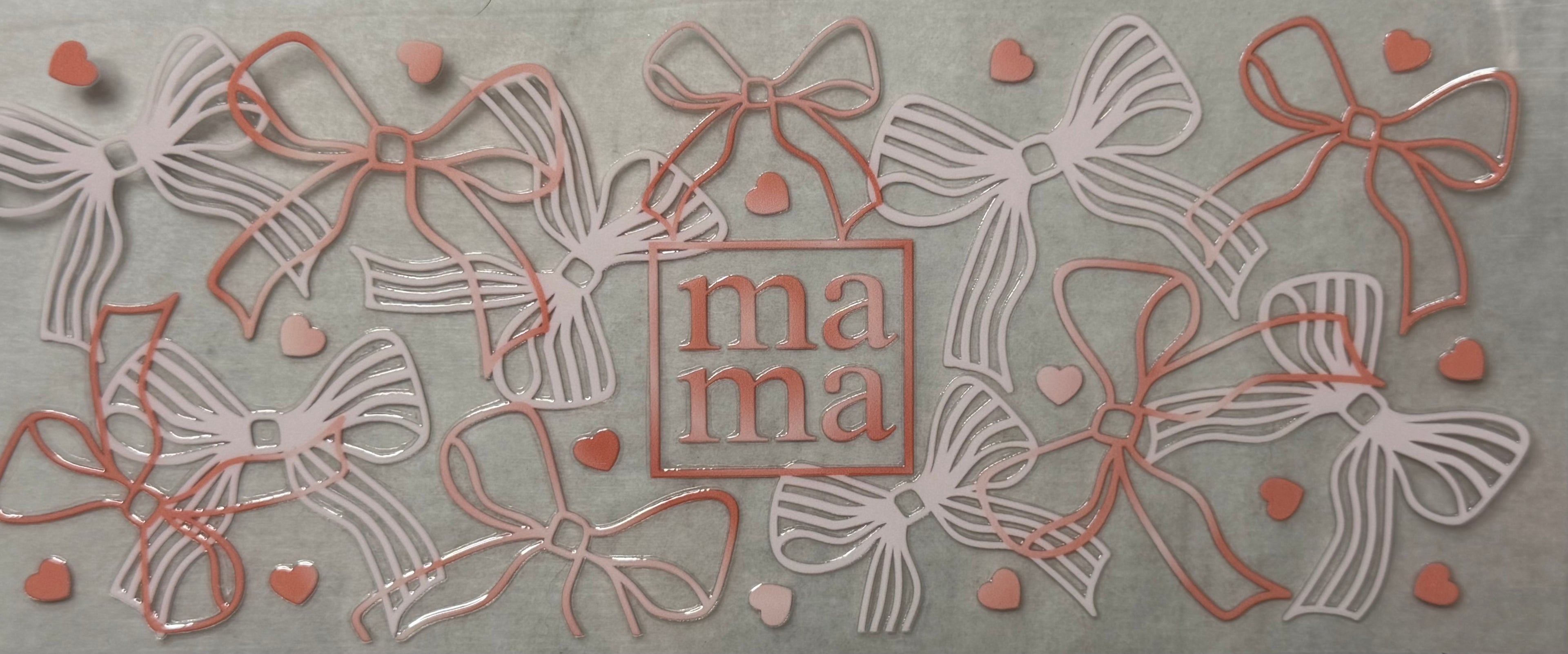 Pink bows mama