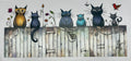 Fence cats