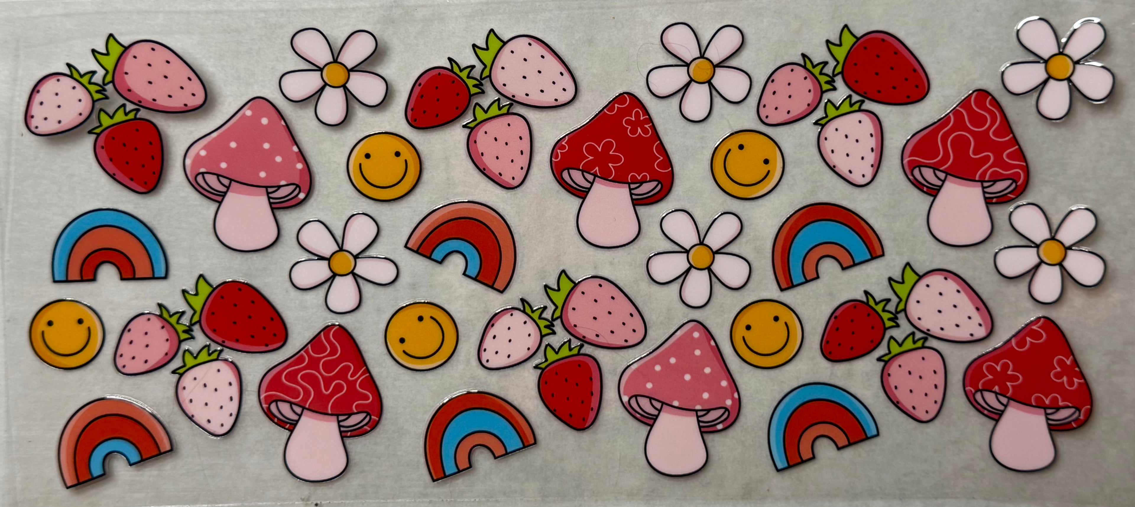 Mushrooms & strawberries
