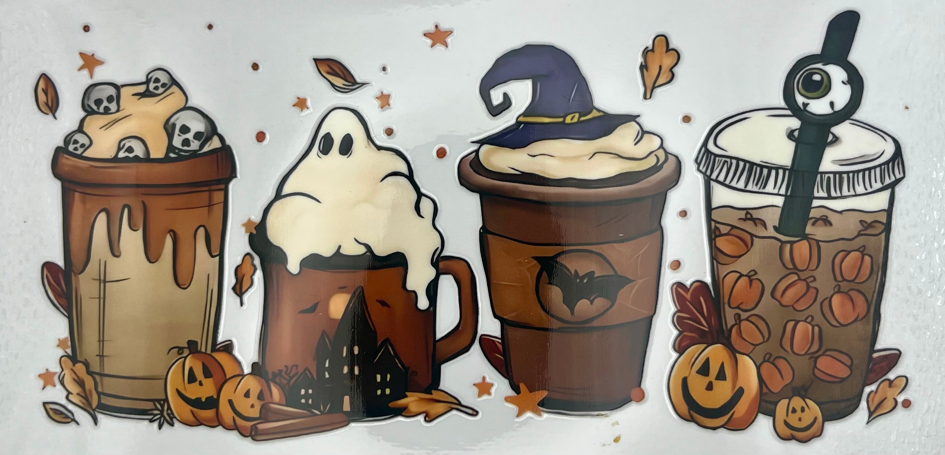 Witches brew latte