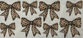Leopard print bows