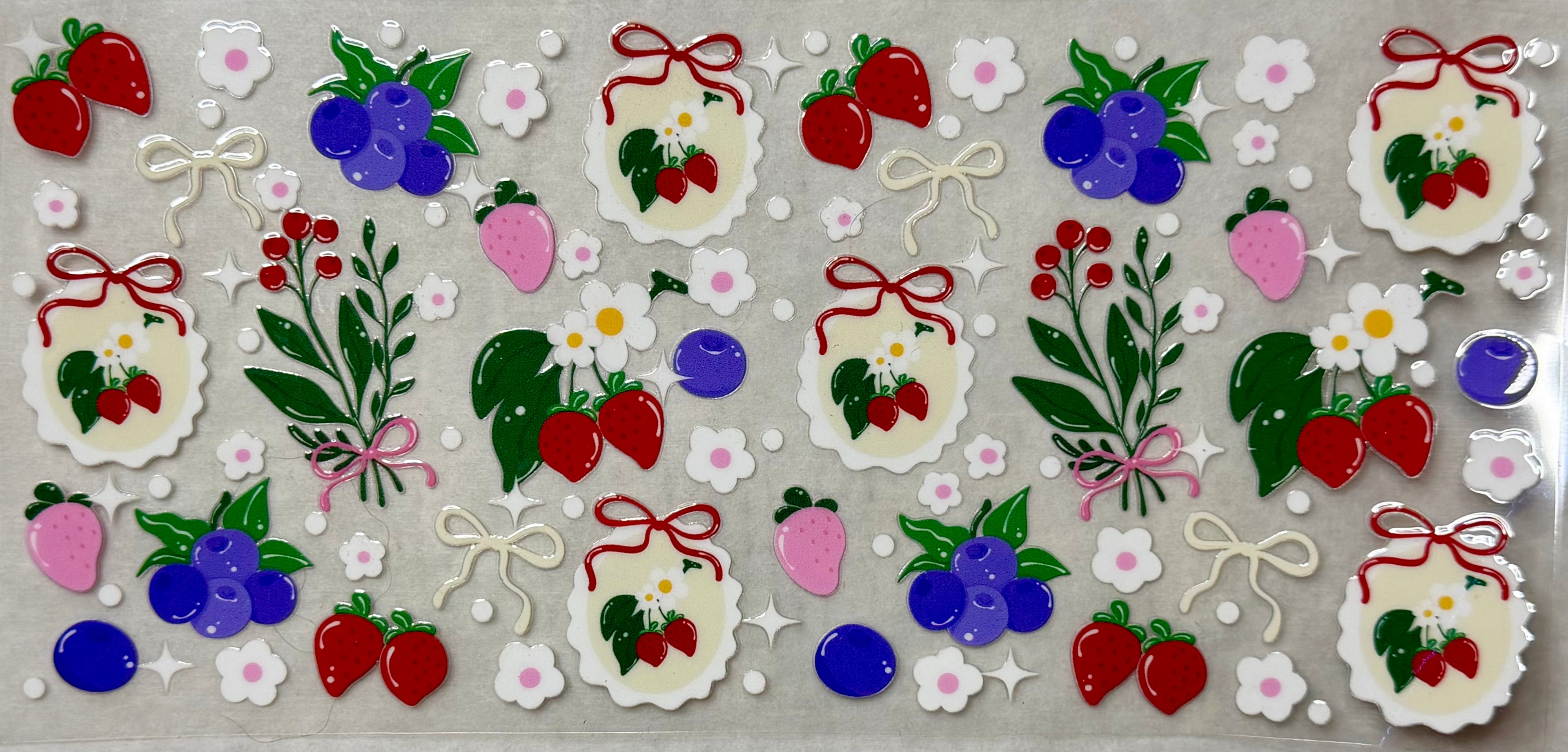 Blueberries & strawberries