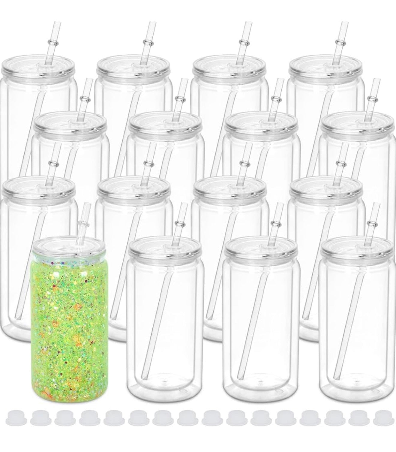 16oz Acrylic Snow Globe