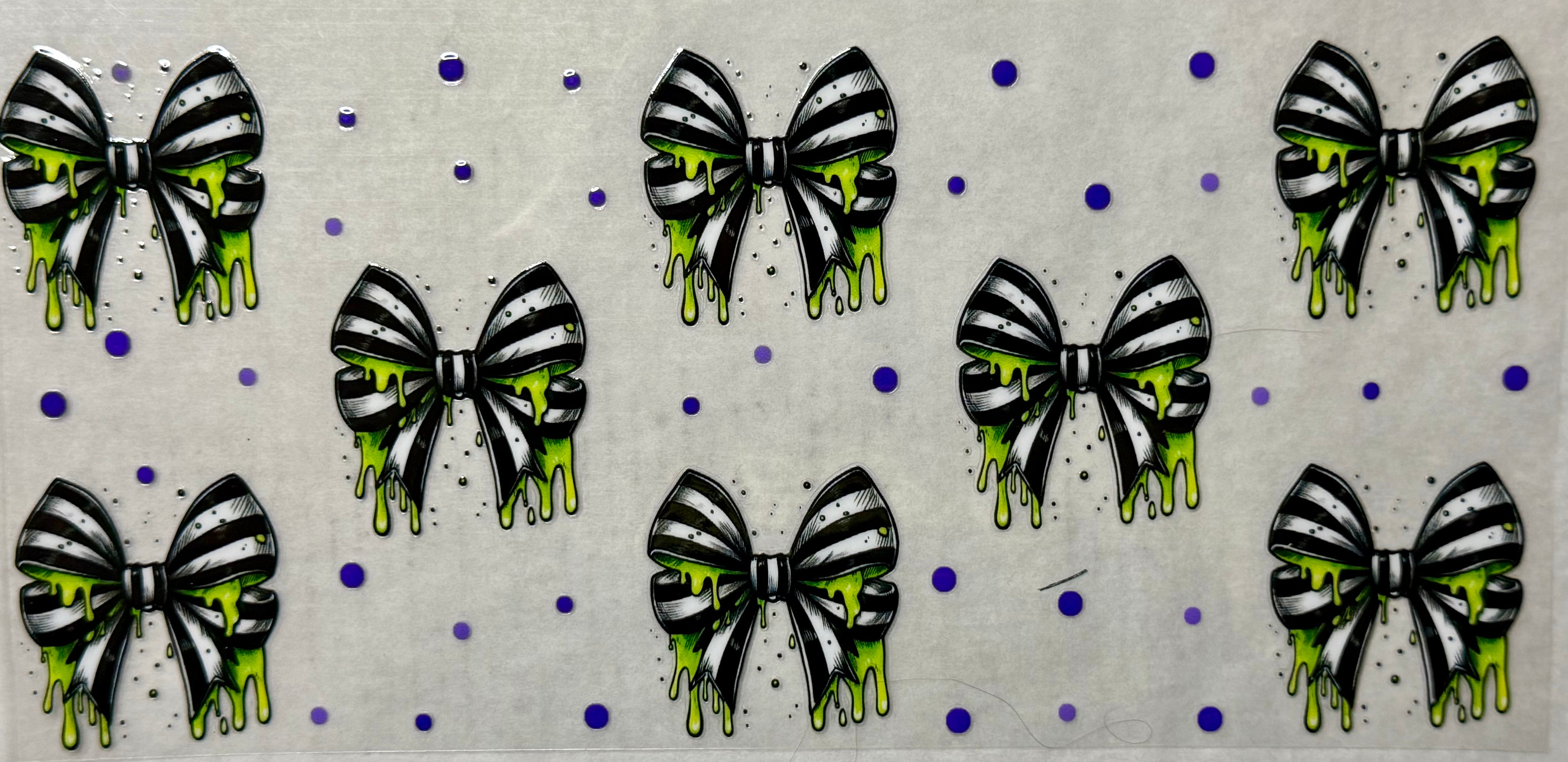 Halloween striped bows