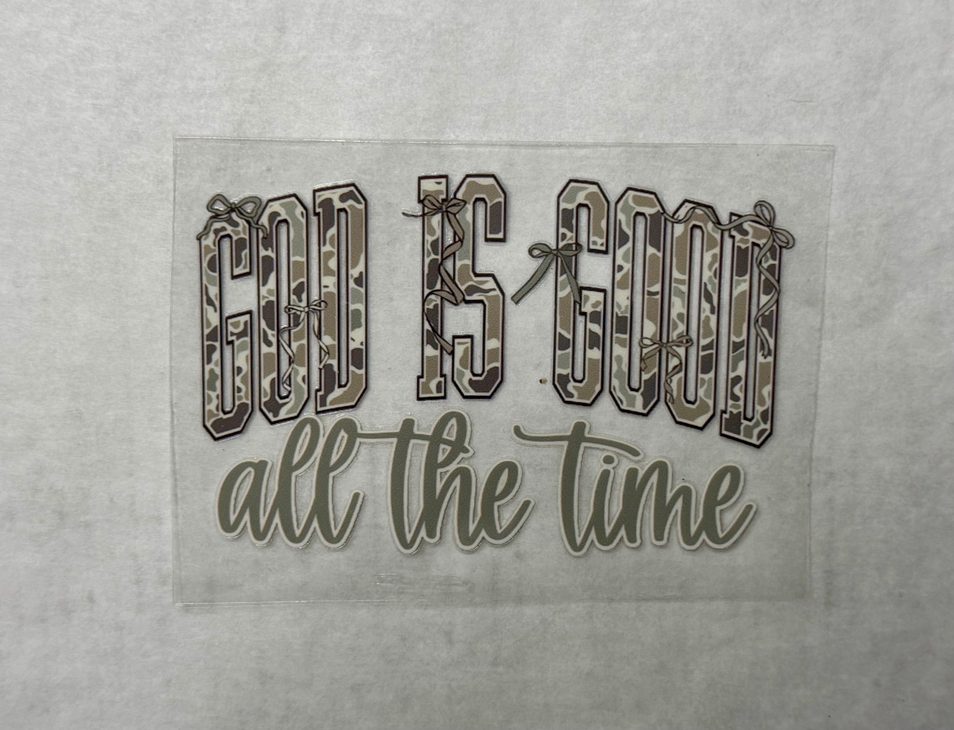 God is good all the time