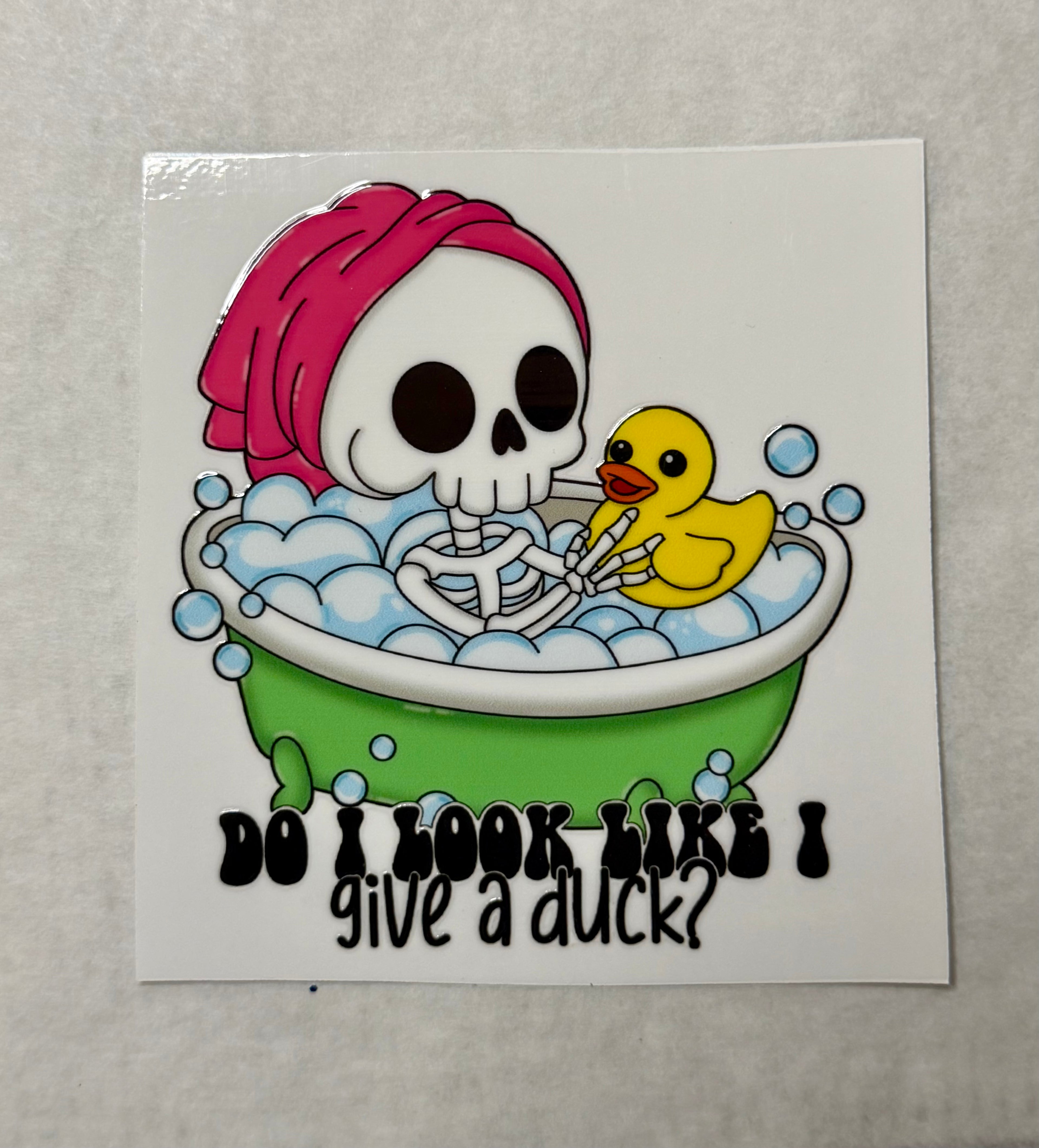 Do I look like I give a duck?