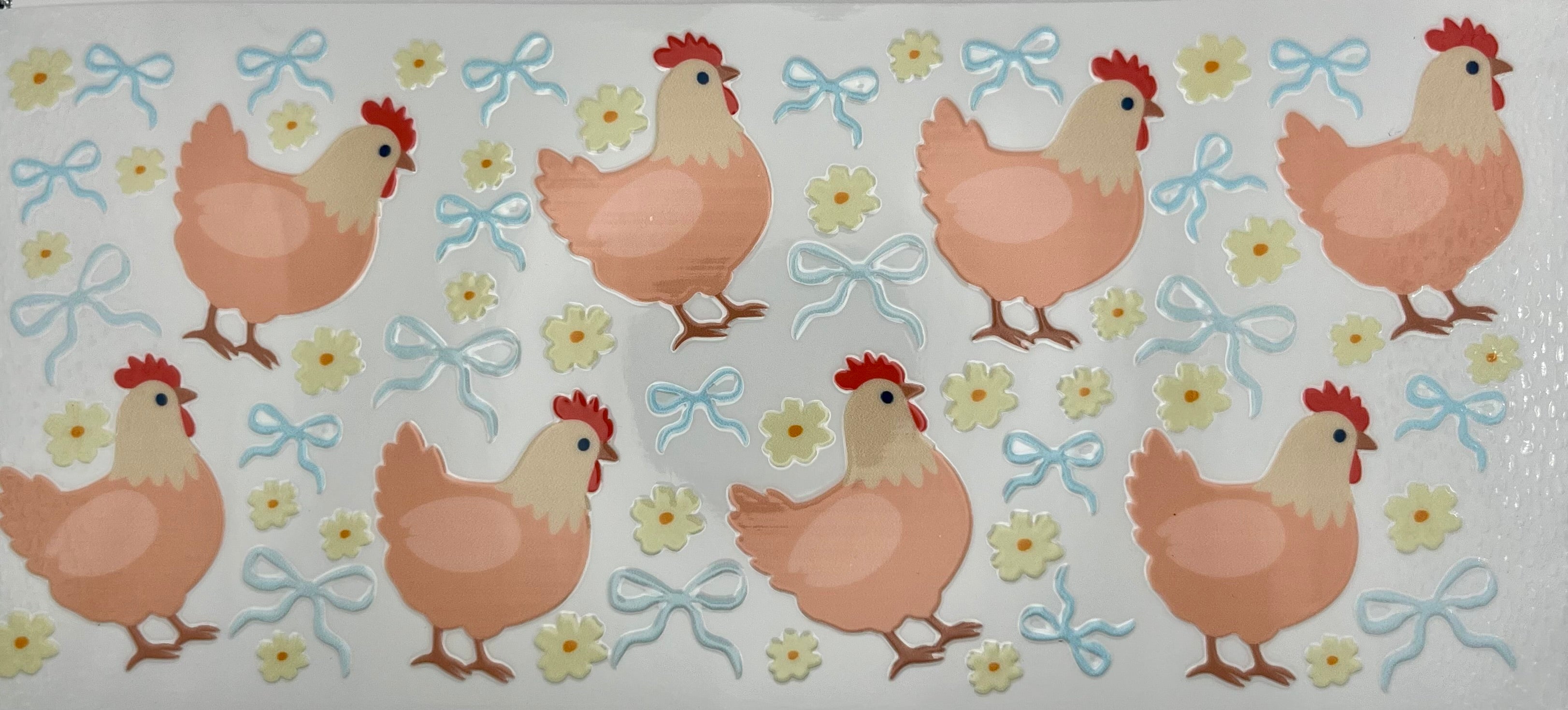 Chickens and bows