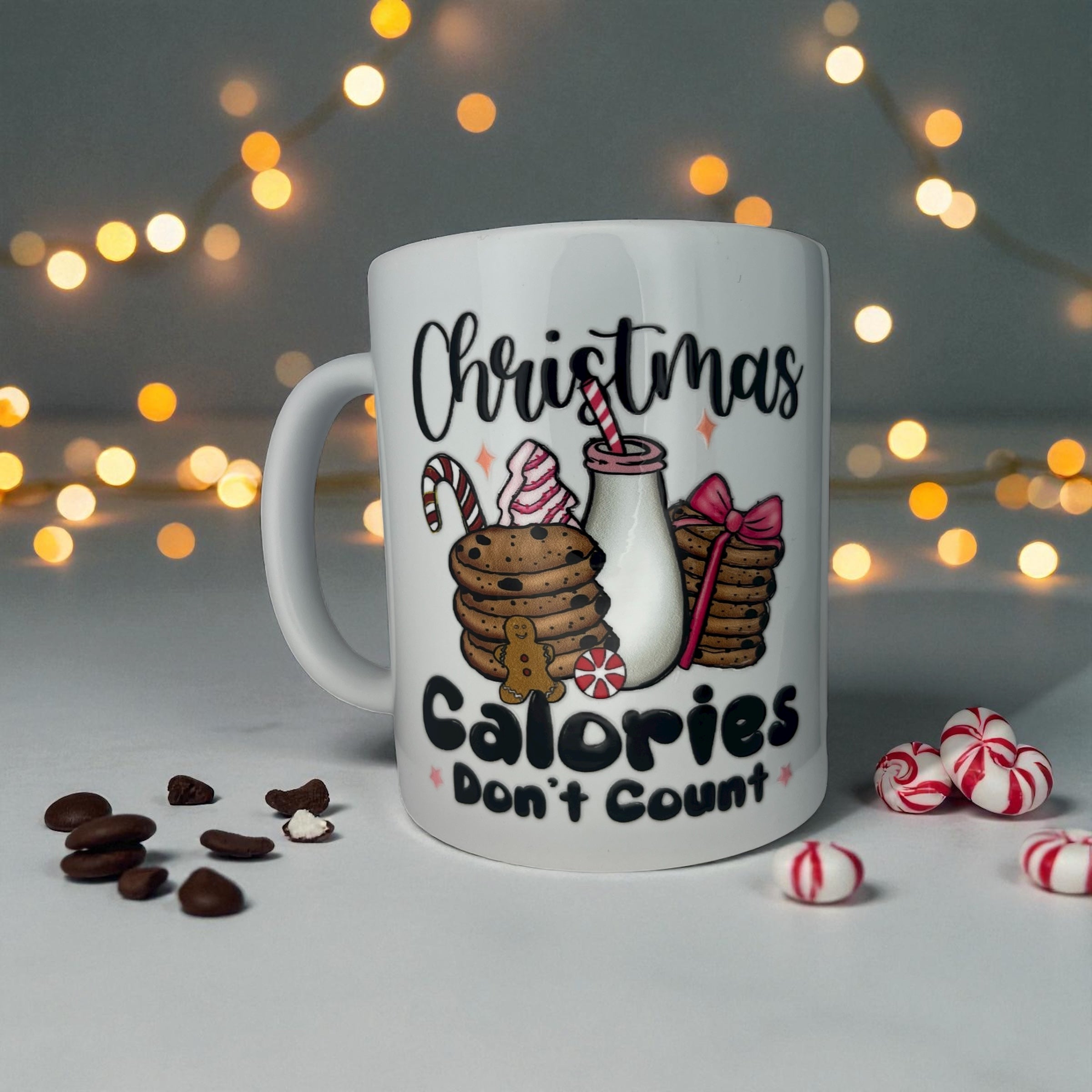 Christmas Calories Don’t Count Mug